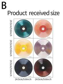 Autocolant decorativ colorat cu muzică, discuri, autocolant din PVC, detașabil, autoadeziv, ușor de rupt, decor pentru casă, pentru a vă însenina viața, decorațiuni de sărbători, cadouri de ziua de naștere și absolvire - Multicolor - Vizualizare 13