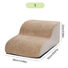 Pet Stairs, Dog Climbing Ladder Steps, Non-Slip Climbing Ladder Suitable For Small, Medium And Large Dogs To Use On Bed, Cat Bedside Climbing Ladder