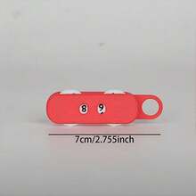 1个红色数字计数器（0-99） - 便携式编织追踪器，适用于毛线工艺，耐用塑料纽扣计数器，非常适合编织者、钩针爱好者和手工娃娃制作者 - 四季通用针数和行数计数器 - 彩色 - 查看 3