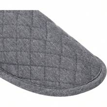 Home Slippers For Guest Ibluelover Portable Travel Spa Slippers Foldable Flat Closed Toe Home Shoes With Non-Slip Sole Spa Hotel Slippers Washable Guest Room Cotton Indoor House Shoes Business Trip Flight Footwear - 灰色 - 查看 5