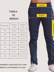 Men's Twill Pants Kit Men's Pants With Lycra Elastane - 海軍藍 - 黑色 - 查看 2