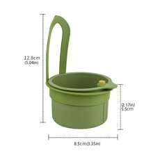 1pc Hands-Free Pressure Drain Basket, Food Residue Filter Basket, Hanging Sink Drain Basket, One-Touch Pressure Drain Basket, Kitchen Plant Rack, Faucet Drain Basket, Independent Drain Basket, Kitchen Storage, Sponge Drain Basket, Dishcloth Drain Basket, Soap Drain Basket - Suitable For Kitchen And Bathroom, Kitchen Supplies, Kitchen Accessories, Kitchen Tools - Multicolor - View 6