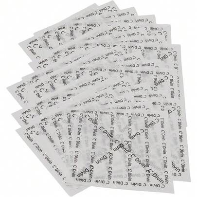 POCREATION 500 Hojas de Resistente a la Grasa para Envolver Alimentos, Resistente a Altas Temperaturas, para Envolver Sándwiches, Forro para Canastas, Hecho con Pulpa (letras blancas)