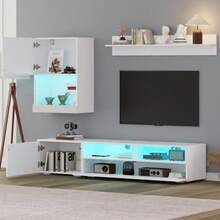 Television Stands & Entertainment Centers - White - View 3