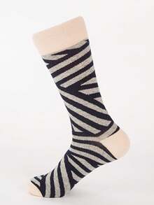 5 Paar geometrisches Muster Knöchelsocken, neue Herbst/Winter Lässig Herren Socken, Street Skateboard Socken, bunte fröhliche Herren Socken