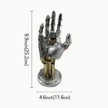 赛博朋克机械手树脂工艺品摆件，Switch游戏手柄桌面支架 - 彩色 - 查看 5