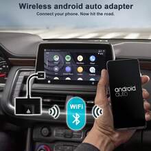 Adaptador inalámbrico CarPlay, adaptador inalámbrico para Android Auto, Dongle convertido con cable a inalámbrico, Compatible con coches Android 6,0+ - 1 - Ver 4
