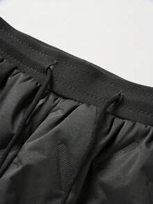 Women's Thermal Lined Straight Leg Sweatpants, Warm And Comfortable For Autumn/Winter - Black - View 3