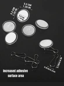 Self-Adhesive Transparent Hooks, Removable Ceiling Hooks, No Damage No Drill Hooks, Suitable For Hanging Thanksgiving Day, Christmas Party Decorations