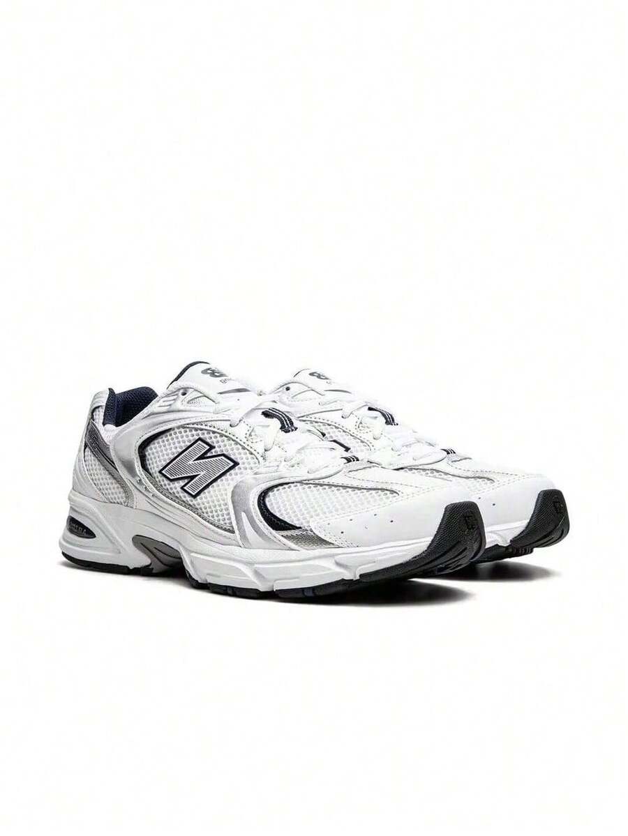 New Balance 530 MR530SG White/Silver/Navy Retro Running Sneakers With ABZORB Cushioning, Breathable Mesh, Perfect For Daily Wear, Casual Outings - trắng - Xem 1