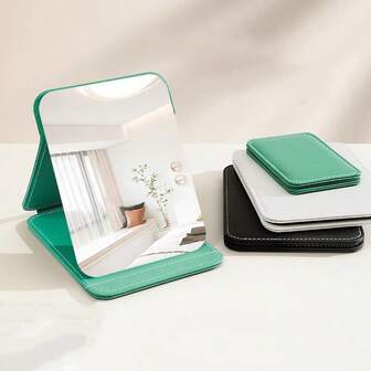 便携式折叠化妆镜，学生、家庭、旅行必备的迷你化妆镜，男女通用，价格实惠，适合作为圣诞礼物、化妆品、化妆工具、平价好物、礼品、女士礼品、圣诞礼物