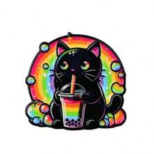 Cartoon UFO Katzen Soft Emaille Anstecknadel Herren Broschen für Kleidung, Damen Revers Anstecknadeln für Rucksack Abzeichen Anstecknadeln Accessoires Schmuck