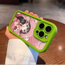 Funda de Teléfono Compatible con Apple 16 Plus,  14, 15 Pro Max, 13, 12, a Prueba de Golpes, Cobertura Completa, Mate, Chica Oso Abrazando - Burdeos - Ver 11