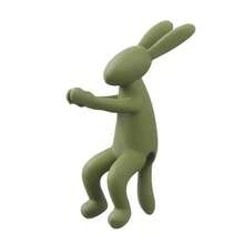 Rabbit Shaped Plastic Holder For Hydroponic Plants, Random Color Household Planter, Fish Tank, Vase, Plant Growth Support Stand, Garden Decor - Multicolor - View 6