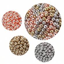 20-200pcs/Pack CCB Round Faceted Disco Ball Beads, Multi-Size, Fashion Classic Casual Gold & Silver Jewelry Making DIY Beads, Spacer Beads For Bracelets, Necklaces, Crafts, Decorations, Pendants, Wholesale Beads - Faceted Round Beads - View 7