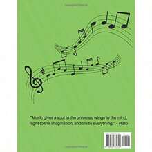 Blank Sheet Music Book for - Piano: Hot New Release Music Notebook - Music Writing Notebook For Blank Sheet Music Notebook Standard Staff Blank Manuscript Paper 12 Staves Per Page - como en la foto - Ver 2