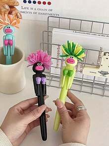 Funny Exploding Boxing Pen - Creative Stress-Busting, Perfect Birthday Gift For Youngsters & Adults, Snap Cap Closure, Durable Plastic, Suitable - Multicolor - View 3