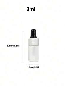 1ml/2ml/3ml/5ml-Frosted Glass Dropper Bottles - Refillable Essential Oil & Perfume Sample Vials With Glass Pipette Dropper Cap; Small Serum & Eye-Dropper Style Bottles For Aromatherapy, Skincare Serums, Cosmetic Samples, Diy Blends, Fragrance Testing & Travel; Leak-Resistant, Reusable, Portable Glass Dispenser - Ideal For Perfumers, Estheticians, Makeup Artists, Therapists & Travel Lovers - Multicolor - View 9