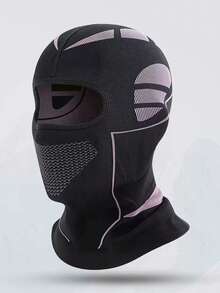 1个户外滑雪摩托车骑行面罩，男女通用保暖防风颈套 - 彩色 - 查看 3