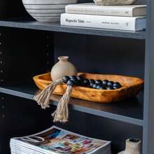 3-Shelf Bookcase With Adjustable Shelves, True Black Oak - Gỗ sồi đen đích thực - Xem 4