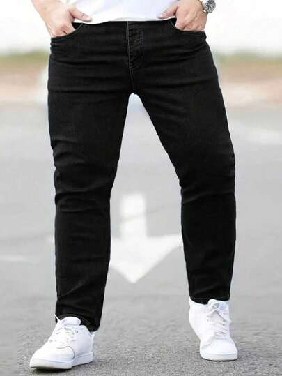 A Versatile Plus-Size Fall/Winter-Ready Jeans For The Office, Outings, And Casual Wear