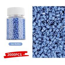 1000/2000 piezas - Juego de cuentas de fusión de 2.6mm, ideal para principiantes y aficionados de las artes y manualidades, joyería de cuentas creativa, material duradero, suministros de cuentas, diseñadores creativos, regalo perfecto para Halloween, Navidad, días festivos