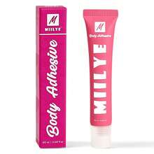 Body Adhesive Glue For Clothes 20ml, Sweat Proof, Water Wash Off Skin Adhesive, Fabric- Liquid Fashion Glue Tape For Dancers, Women Bras, Wigs, Stockings - 1 - 查看 9