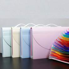 1 Piece Of Accordion-Style File Folder With Lid, Suitable For Student Study Materials, Exam Papers, And Other Documents. Also Includes A Large-Capacity Office File Organizer, Portable A4-Sized Letter Paper Box, And A Large-Capacity Plastic Colored Paper File Manager. Ideal For Back-To-School And School Supplies. - Lưới xanh*13 - Xem 4