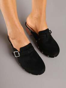 Soft Comfort Clogs For Women - Summer Casual Travel - Black - View 4