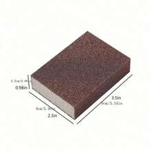 1/3pcs Rhinestone Emery Sponge Scrubber, Kitchen Cleaning Tools, Pot Pan Rust Remover Abrasive Sponge Blocks,Kitchen,Bathroom,Home,Household Suppliers - 彩色 - 查看 2