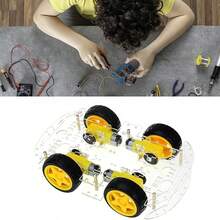 Chasis inteligente para coche - tracción a las cuatro ruedas de doble capa - Amarillo - Ver 7