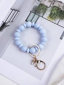 1个简约硅胶算盘珠手工串珠钥匙扣/包饰/钥匙查找器配件，送给朋友的礼物，汽车配件，书包配件，带证件夹的挂绳，汽车配件，包饰，圣诞节汽车配件，送给老师和姐妹的礼物创意 - 算盤 - 查看 15