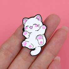 Cartoon UFO Katzen Soft Emaille Anstecknadel Herren Broschen für Kleidung, Damen Revers Anstecknadeln für Rucksack Abzeichen Anstecknadeln Accessoires Schmuck