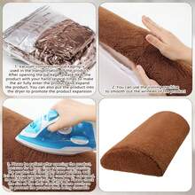 Almohadas posicionadoras de piernas - Marrón - Ver 3