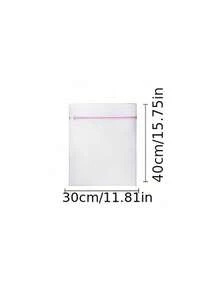 1/3Pcs Large Capacity Laundry Bag, Fine Mesh, Durable Polyester, Garment Wash Bag, Travel Storage Bag, Bra Lingerie Pouch, Anti-Deformation Protection, Perfect For Valentine's Day Gift, New Year Travel Essentials, Home Organization, Washing Machine Companion, Clothing Classification, Portable Storage - White - View 7