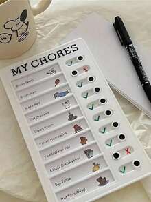 1PC Daily To Do List,Encourage Students To Develop Good Habits And Develop Daily Learning Task Plans - Multicolor - View 3