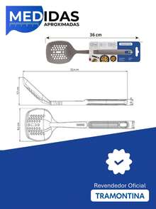 Tramontina Softta Silicone Skimmer In Gray - Tramontina - Skimmer 25851/160 - View 6