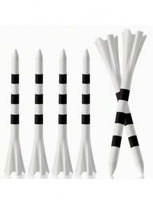 50个8.3厘米/3.27英寸五爪高品质多色高尔夫球座，稳固高尔夫球托，高尔夫配件 - 彩色 - 查看 1