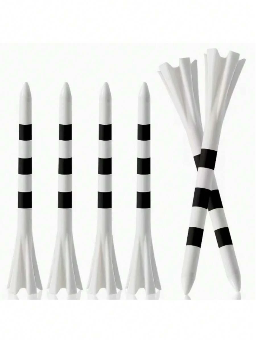 50个8.3厘米/3.27英寸五爪高品质多色高尔夫球座，稳固高尔夫球托，高尔夫配件 - 彩色 - 查看 1