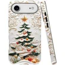 Funda protectora para teléfono con diseño de árbol, patrón de dibujos animados, resistente a golpes, fabricada en PC+TPU. Compatible con phone 17, 17 Pro, 17 Promax, 17, 16 Plus, 11, 12, 13, 14 y 15, así como con S25, S24, S23 y A55 de la serie A. Ideal para parejas y amigos en Halloween. - Multicolor - Ver 6