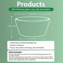 200pcs Valentine'S Day Heart Pattern Paper Baking Cups, Oil-Proof Cupcake Liners For Wedding & Birthday Party Desserts - Multicolor - View 8