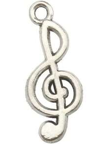 Colgante de joyería de liga, accesorios de collar y pulsera, tono de instrumento musical​​Colgante Le Symbol - 10793-1,2 g - Ver 3