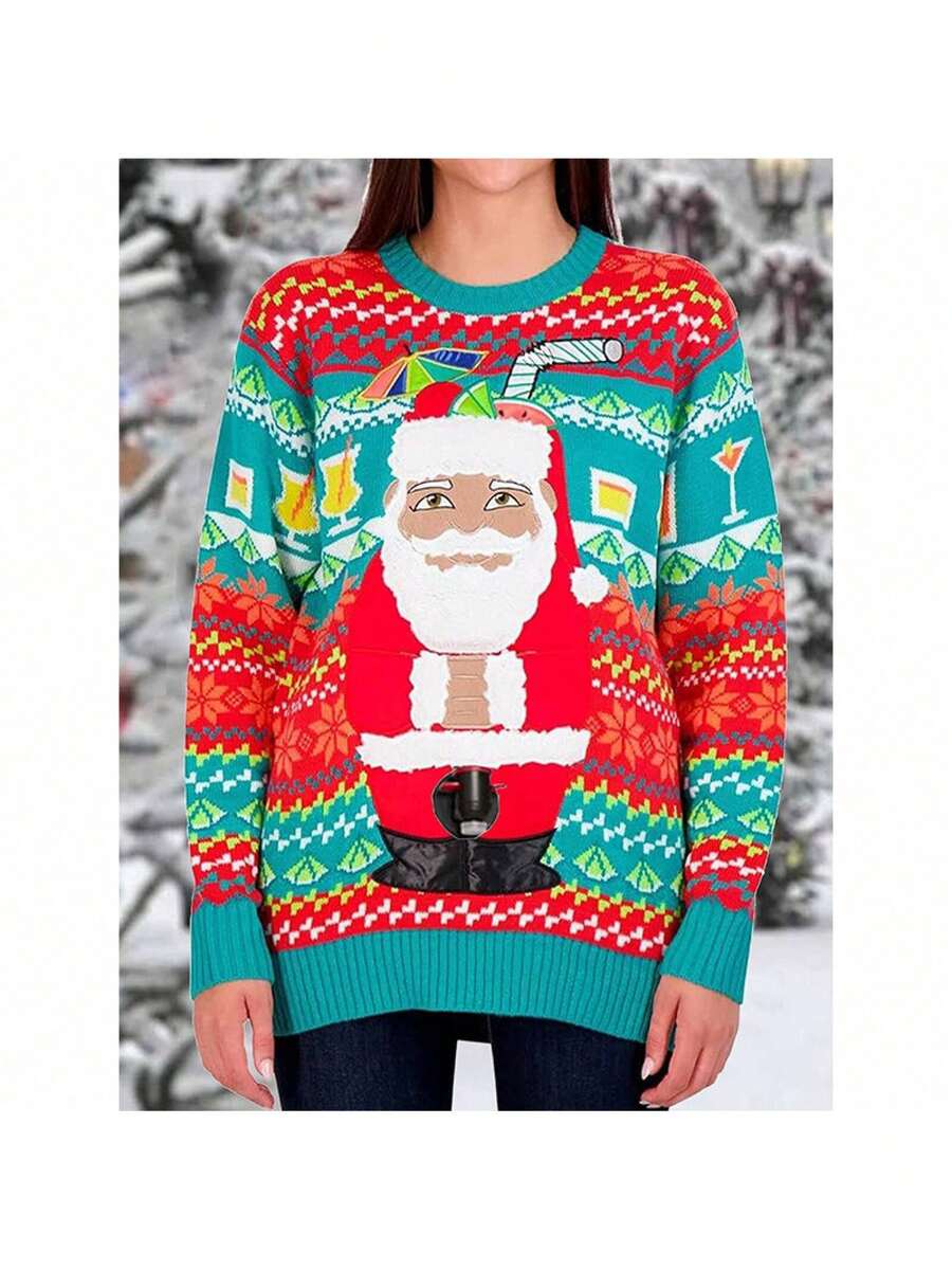 Men Sports Sweaters - Red - View 1