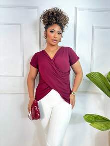 Women Blouses - Redwood - View 1