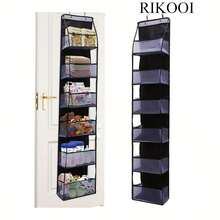 1pc 6-Pocket Over The Door Hanging Storage Bag - Multipurpose, Reinforced Mesh Design, For Snacks & Toys, Durable Material, Wall-Mounted, Suitable For Various Rooms, An Ideal Household Essential, Great Gift For Halloween & Christmas