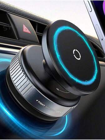 1pc Foldable Telescopic Magnetic Car Phone Holder, Vacuum Suction Cup, Multifunctional Slouchy Office Desk Mount Compatible With IPhone, Android Phone, Gift For Birthday, Family, Friends For Summer Gifts Birthday Driving Car Accessories Strong Load-Bearing