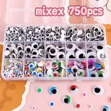 4mm-18mm Colorful Movable Plastic Doll Eyes (Some With Eyelashes), Self-Adhesive, Suitable For Scrapbooking And Craft Decoration, Mixed Packaging, Multiple Colors Available - Multicolor - View 14