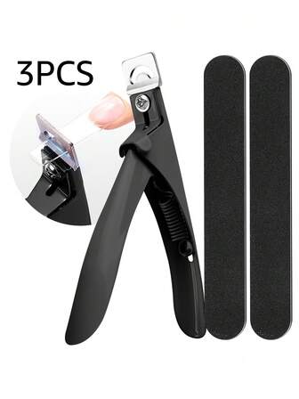 YUANDU Tronchesino per unghie in acciaio inossidabile, tronchesino per unghie fai-da-te, forbicine per unghie a forma di U, simili agli strumenti utilizzati nei saloni di manicure