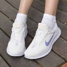 Nike Giày chạy bộ cổ thấp, nhẹ, thoáng khí, có đệm cho nữ - Xám - Xem 6