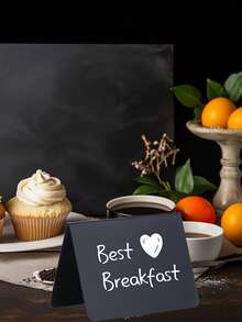 12/20 pièces Mini Ardoises - PVC durable, facile à écrire et à effacer, parfait pour les buffets, mariages, événements de boulangerie - Comprend des marqueurs colorés